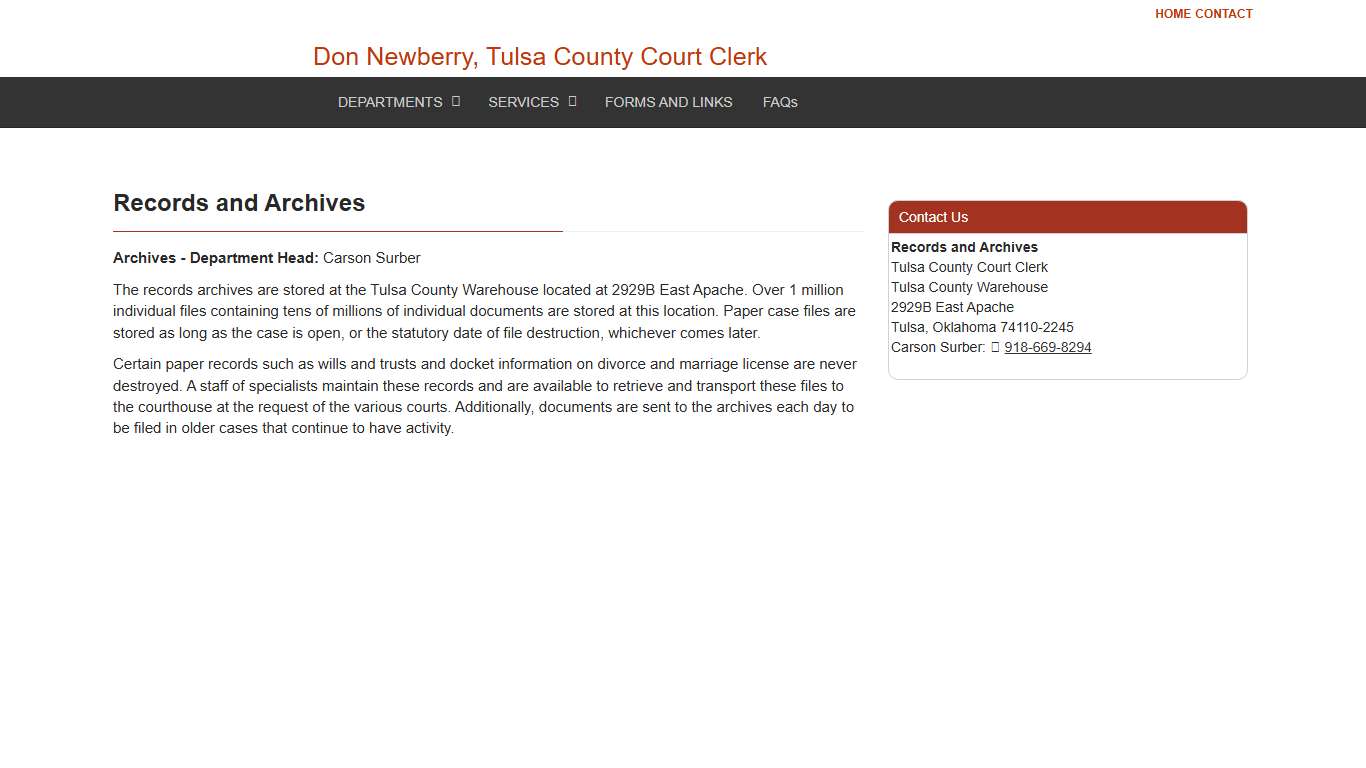 Records and Archives